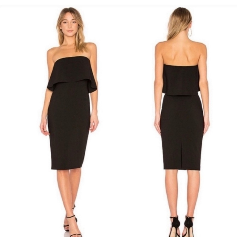 Likely Strapless Black Dress